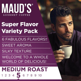 Maud's medium roast Arabica pods emit a fresh aroma upon opening.