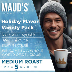 Maud's medium roast Arabica coffee pods deliver balanced flavor