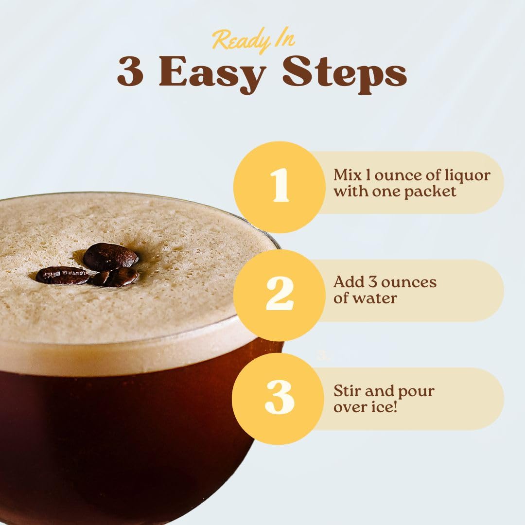 Maud's Mixers Espresso Martini aroma suggests rich coffee and caramel notes.
