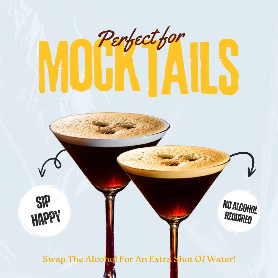 Maud's Mixers Espresso Martini low calorie label signals lighter refreshment.