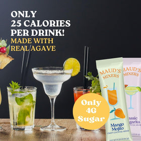 Maud's Pina Colada mix with ice suggests creamy coconut sweetness anytime.
