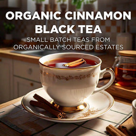 Brewing Maud's Organic Cinnamon Black Tea Pods for a café-style cup at home