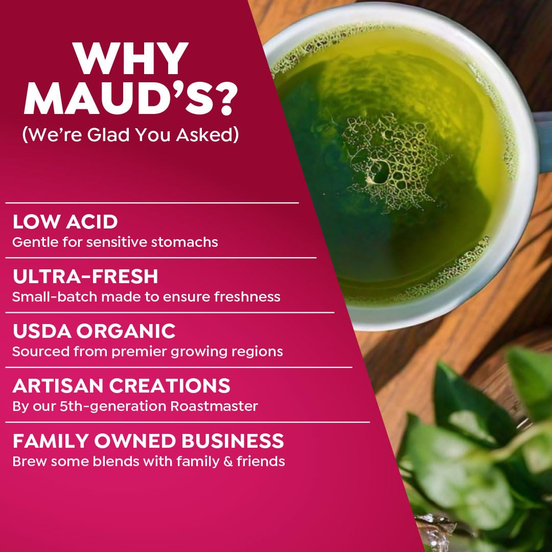 Maud's Solar-powered facility badge emphasizing sustainable production