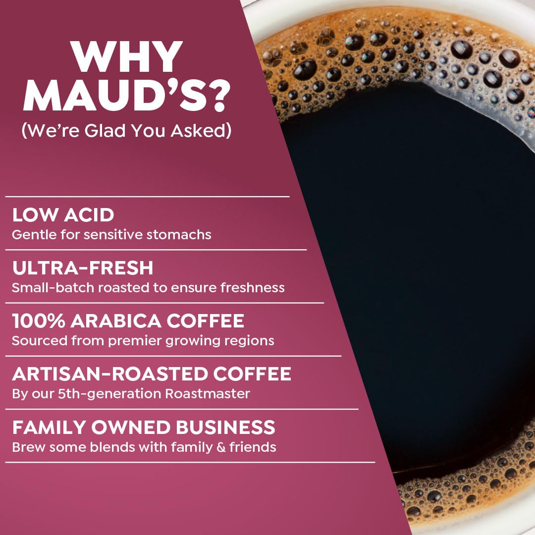 Maud's Organic Guatemalan pods offering bright, ethical flavor.