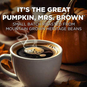 Maud's Pumpkin Spice aroma steam elevates morning ritual.