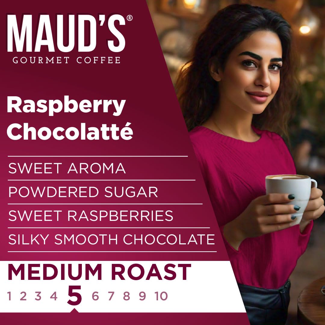 Maud's single-serve instant coffee packet ready for a quick brew.