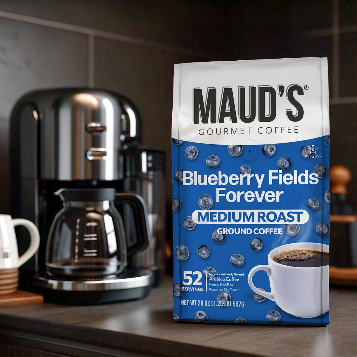 Maud's solar-powered roastery, showcasing sustainable coffee production.