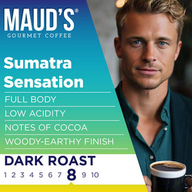 Maud's Sumatra pod Keurig compatible, convenient for quick cups