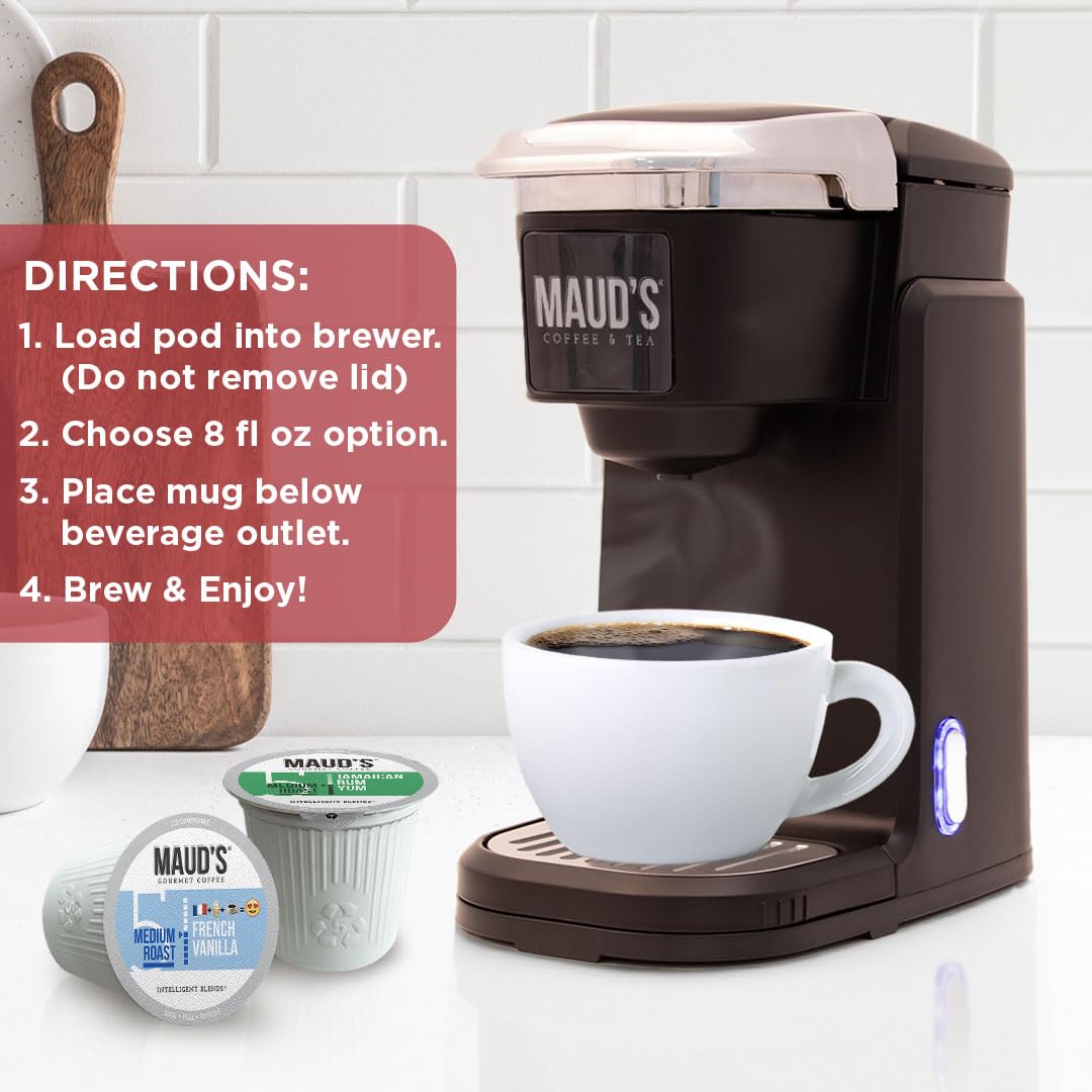 Maud's sustainability solar-powered facility image emphasizing ethical coffee production.
