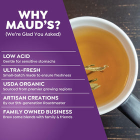 Maud's sustainability story: organic farming and eco-friendly practices