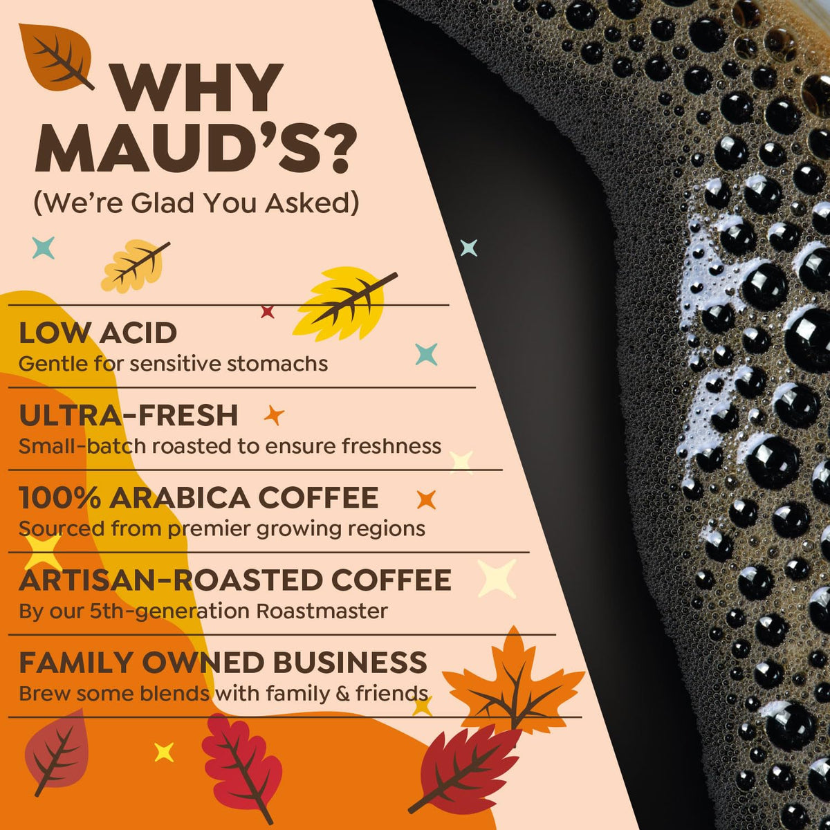 Maud's Vermont's Vanilla Maple pod delivering maple-kissed warmth and balanced acidity.