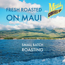 Maui Coffee Co Vanilla Macadamia Nut steaming cup evokes island warmth.