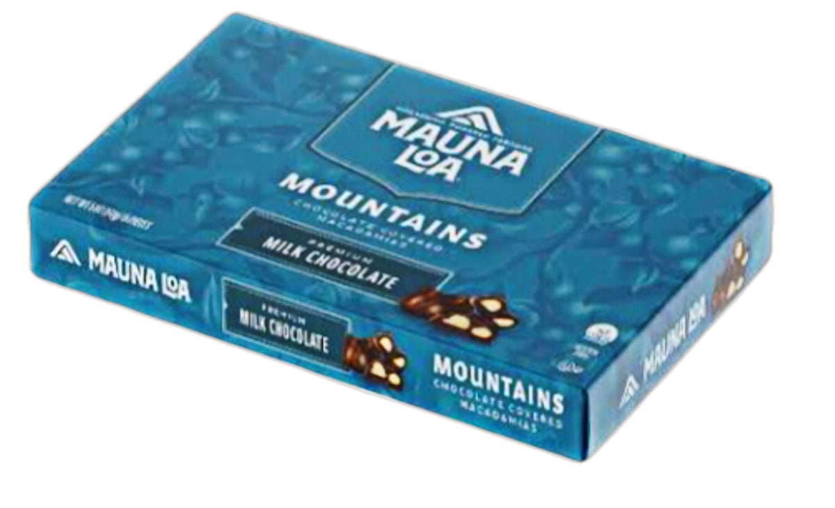 Mauna Loa Hawaiian Macadamias roasted detail highlights premium, buttery crunch.