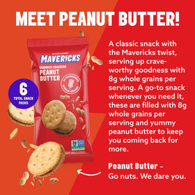 Texture close-up reveals crisp bite in each Mavericks cracker