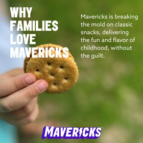 Side view of Mavericks snack ready for lunch, travel, or study