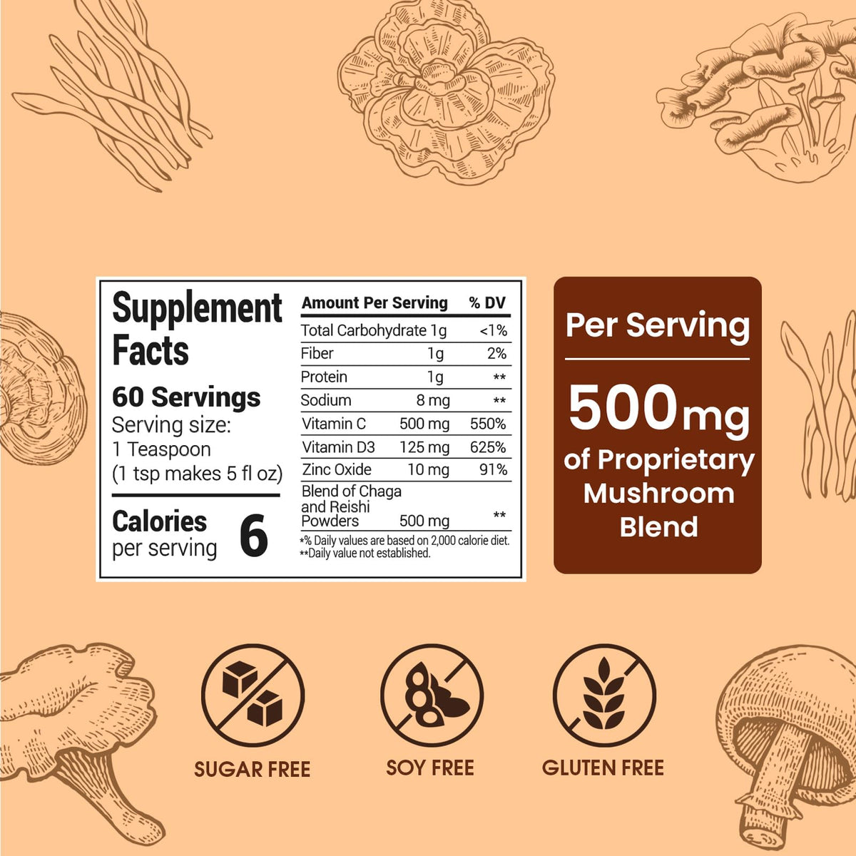 MAX FIT Immunity Mushroom Coffee pour shows smooth caffeine lift with enhanced focus.
