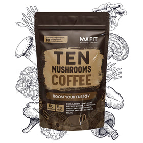 MAX FIT coffee promotes sustained focus and natural energy.