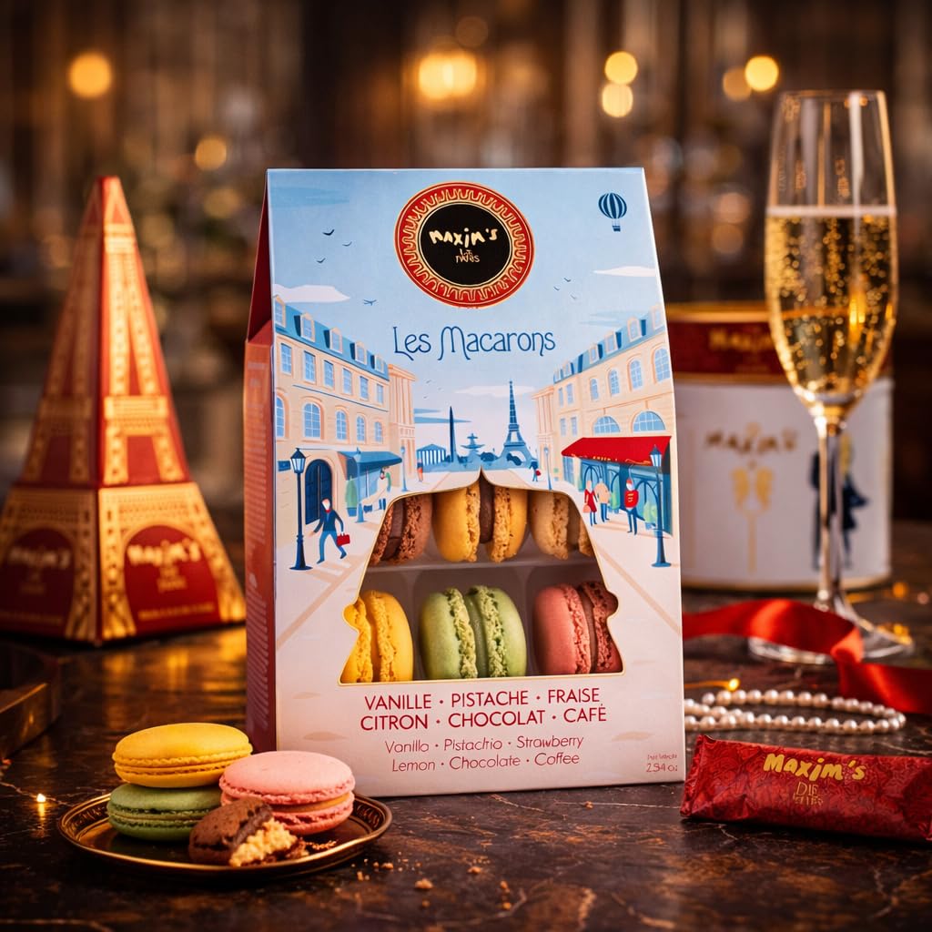 MAXIM'S DE PARIS gift box packaging for elegant gifting experiences