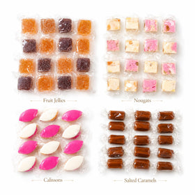 Maxim's de Paris fruit jellies from Auvergne are a colorful treat for celebrations.