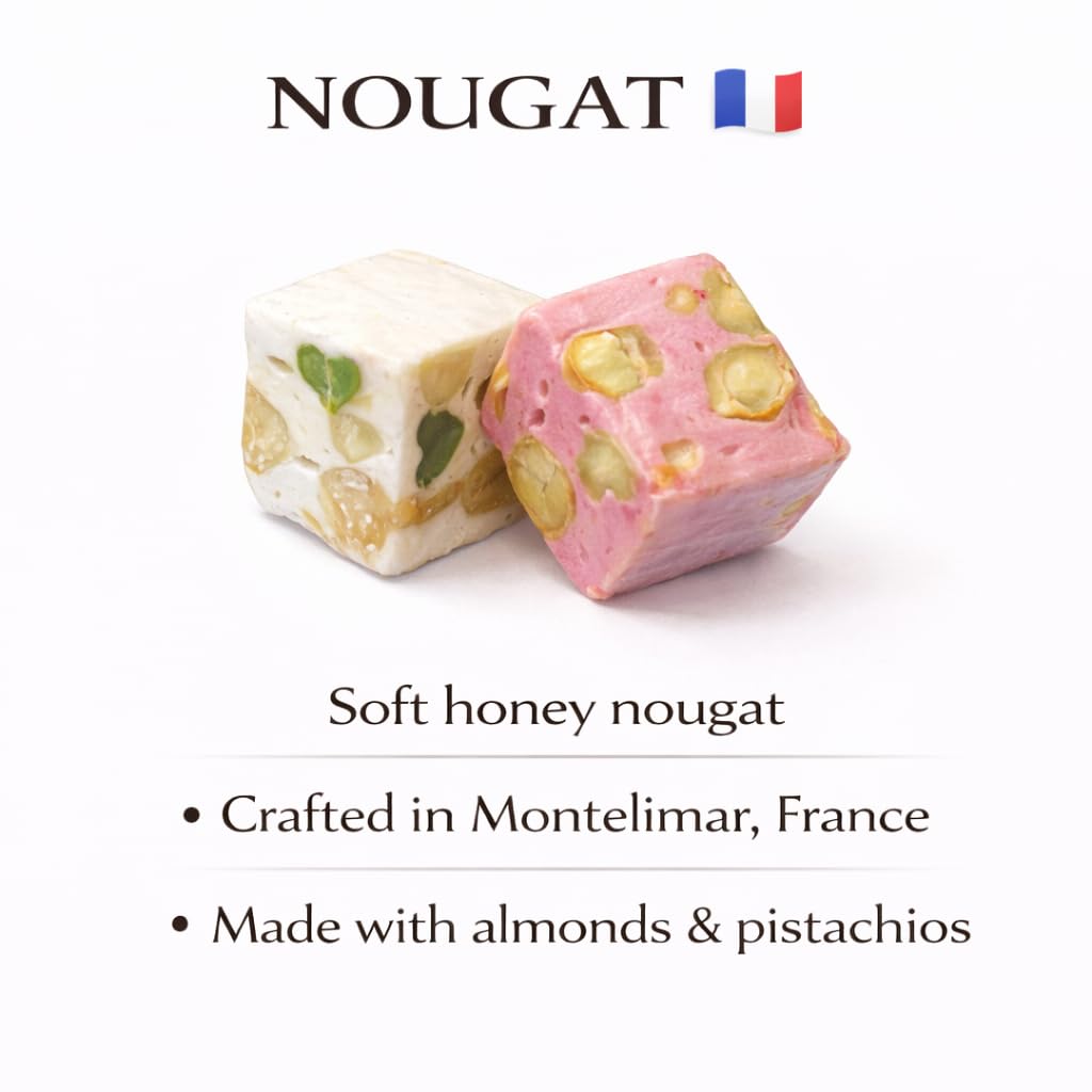 Maxim's de Paris soft nougats from Plain, melt softly on the tongue.
