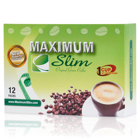 Maximum Slim Original Green Coffee jar with premium energy blend for daily vitality.