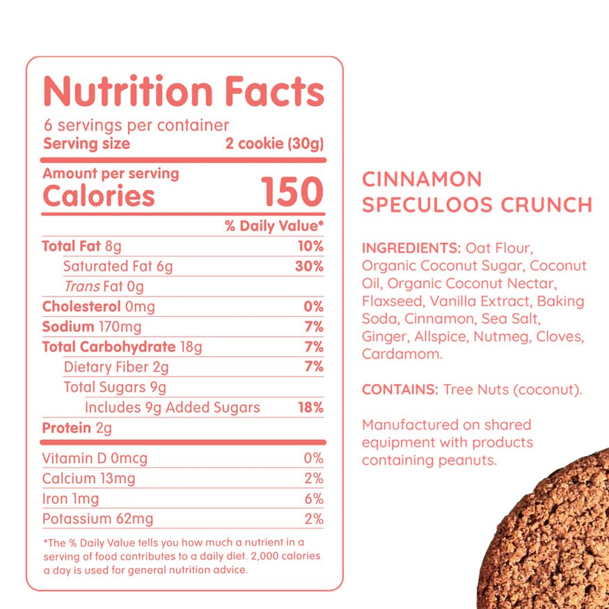Maxine's Heavenly vegan cookies powered by dates and coconut sugar.