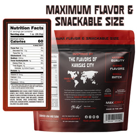 MAXJERKY High-protein snack bites, ideal for on-the-go