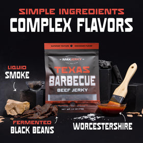 MaxJerky Made in USA badge on packaging, supporting quality and freshness
