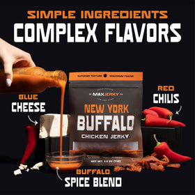 MaxJerky On-the-go snacking concept with a portable pack for trips and workouts