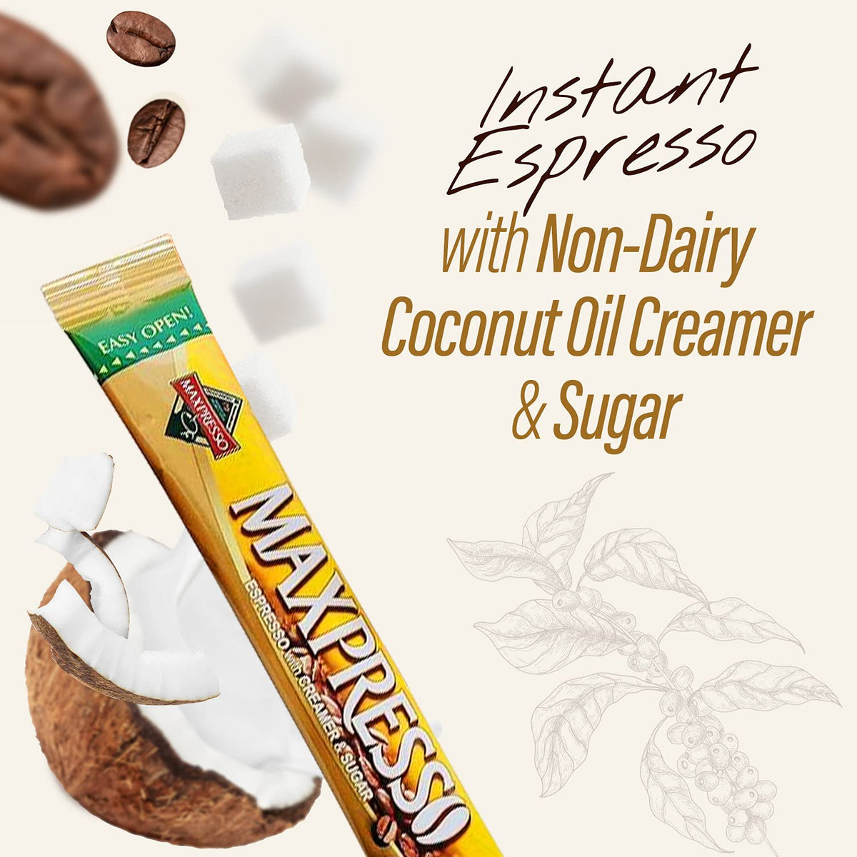 Maxpresso premium espresso bean profile emphasizes rich flavor
