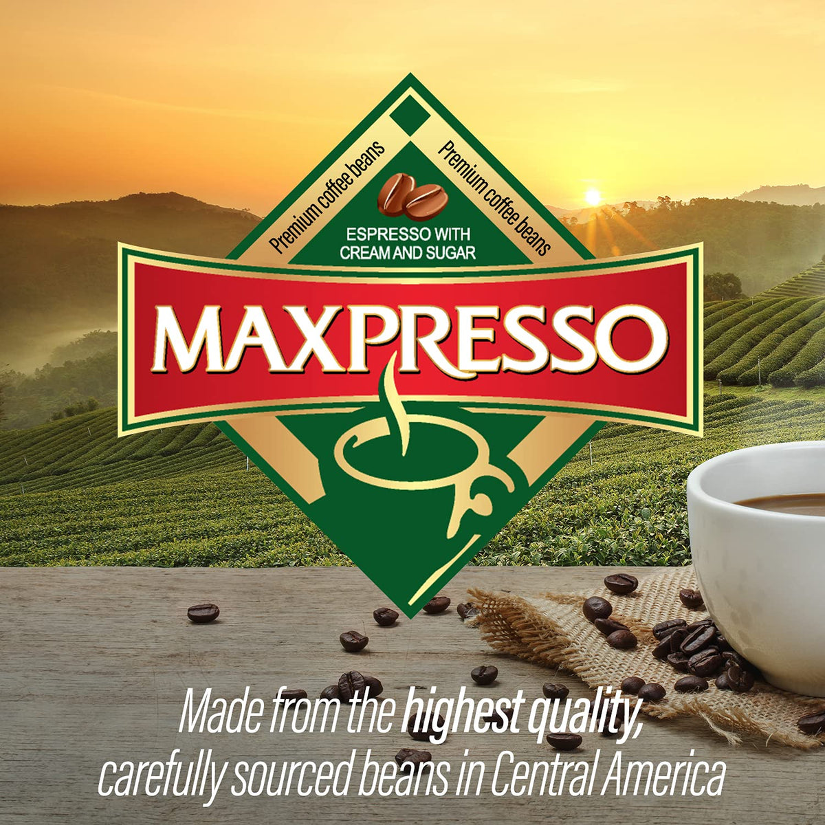 Maxpresso 2.5 oz water mix guide for quick prep