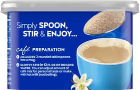 Maxwell House 4-ounce canister resealable packaging preserves flavor