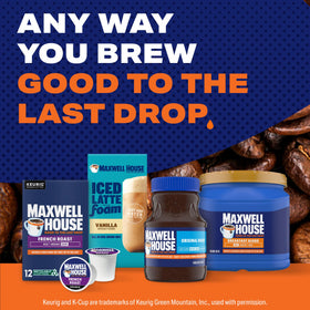 Cup of Maxwell House Breakfast Blend ready to start your day