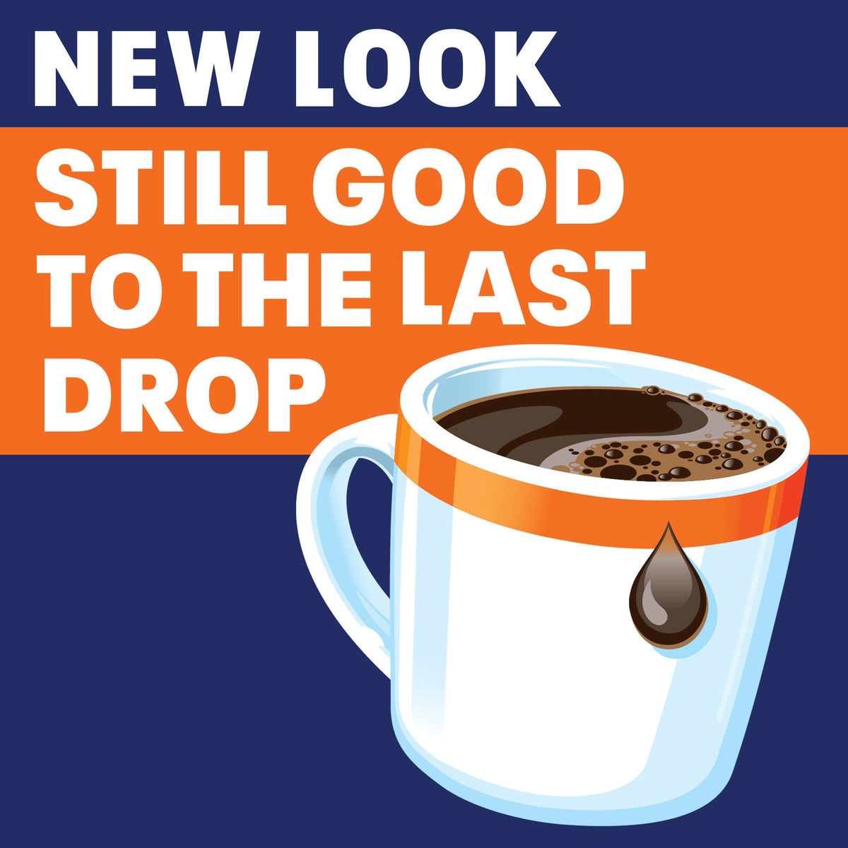 Close-up view of Maxwell House Breakfast Blend pod highlighting pure coffee