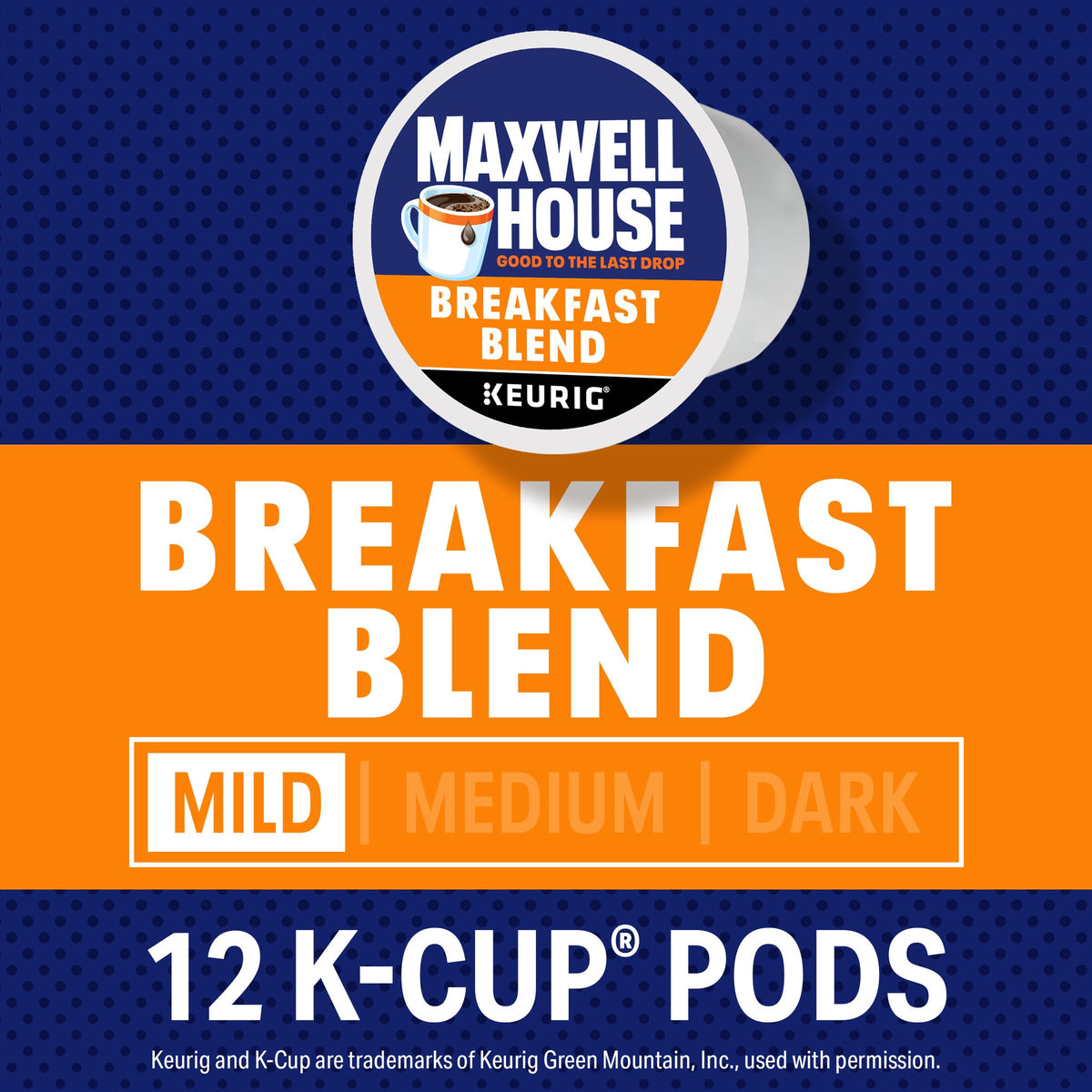Maxwell House pod compatible with Keurig 1.0 and 2.0 brewers