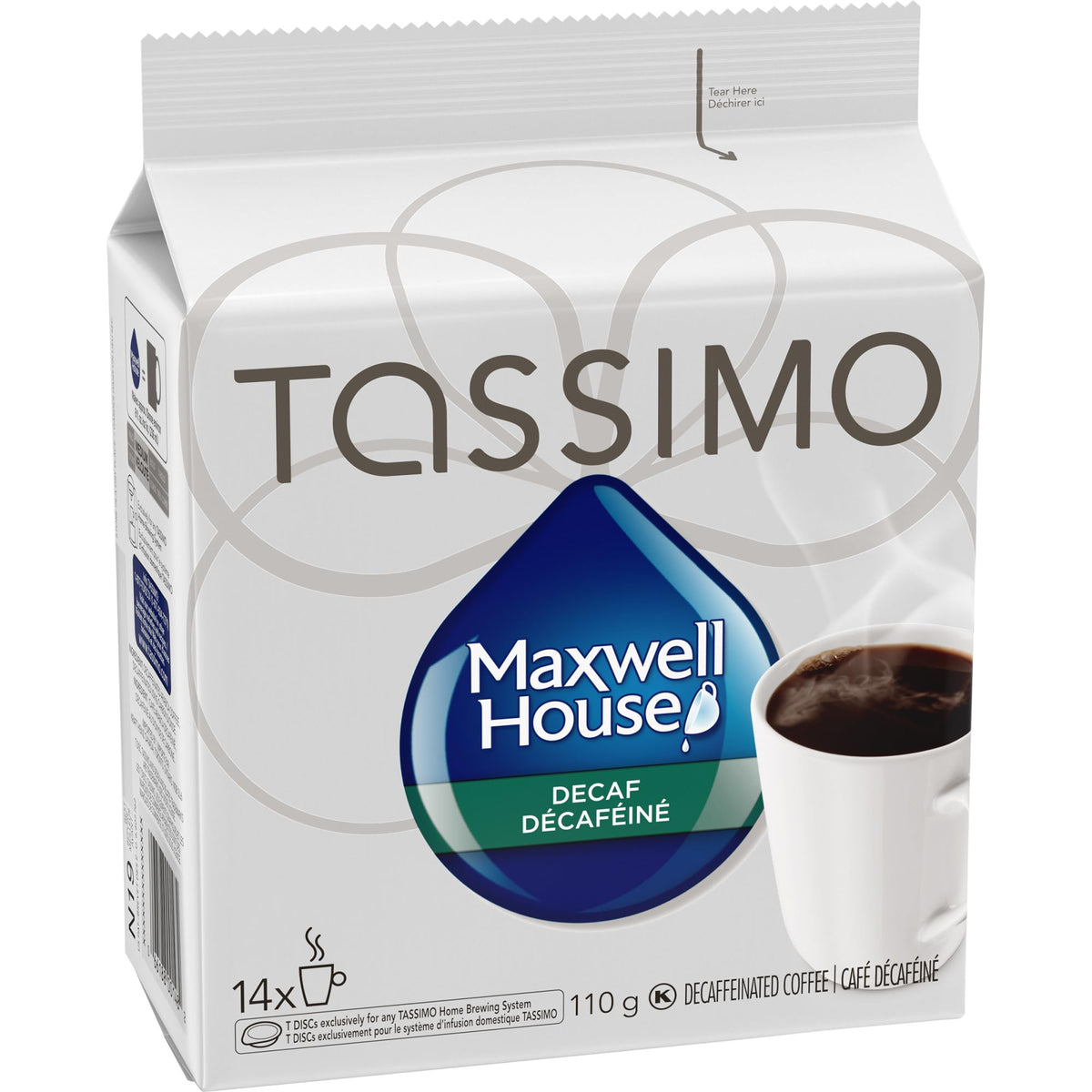 Brand-friendly choice for Maxwell House fans seeking a decaf option.