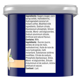 Packaging icons of Maxwell House Café French Vanilla emphasizing recyclability