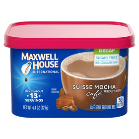 French Vanilla aroma fills the kitchen when Maxwell House sugar-free mix is prepared.