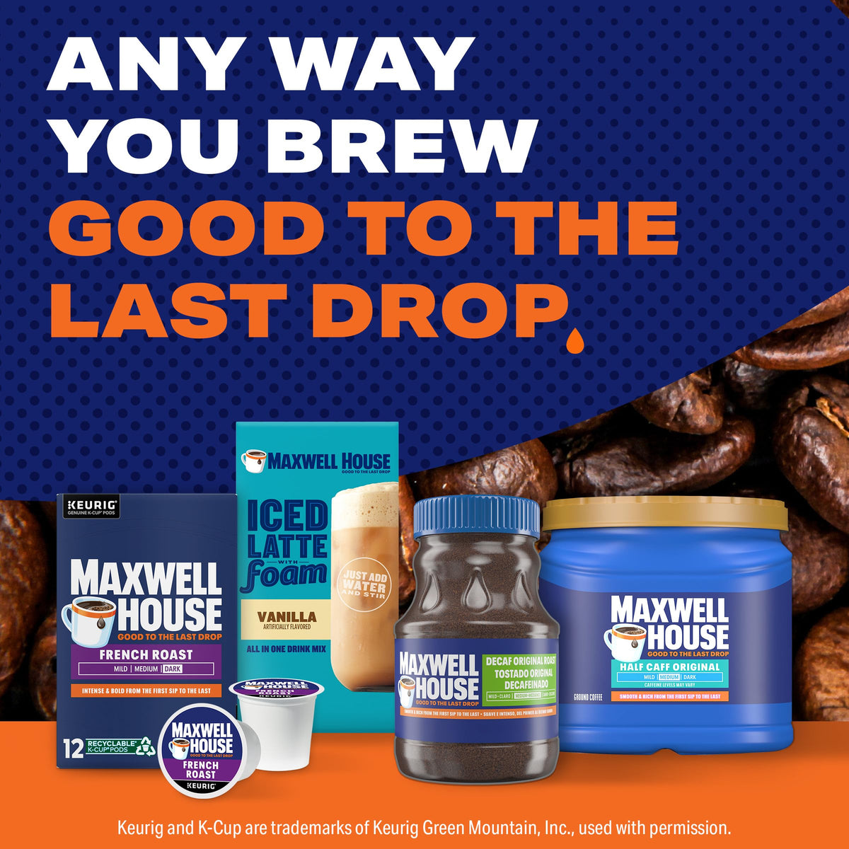 25.6-ounce canister shown as everyday home brewing staple.
