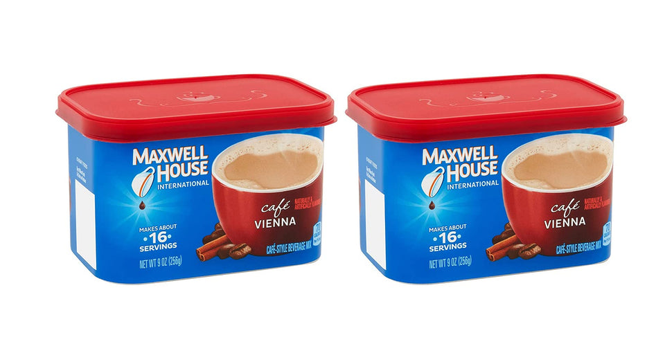 MAXWELL HOUSE Vienna 9oz 2-pack coffee can — ideal for cozy morning rituals.