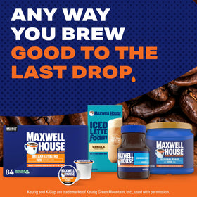 MAXWELL HOUSE Kosher-certified packaging for trusted preparation