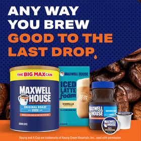 MAXWELL HOUSE Original Roast aroma-friendly packaging ideal for gifting or daily use