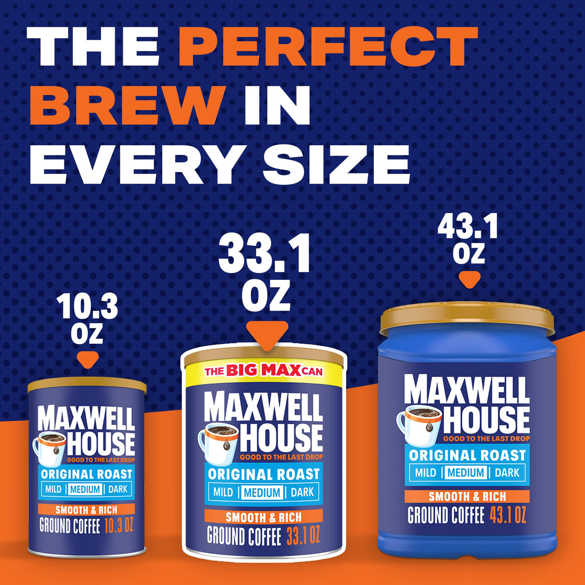 MAXWELL HOUSE Original Roast steaming cup evokes warm morning routine