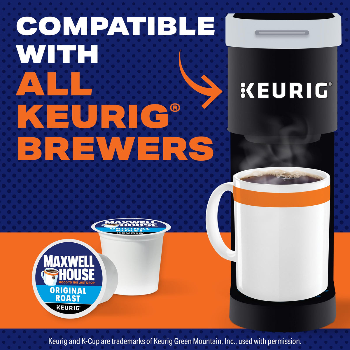 Box packaging opening shot for Maxwell House Original Roast