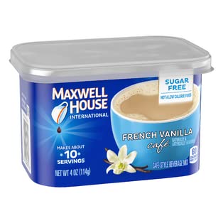 Maxwell House pack of 4 on shelf highlights value and convenience