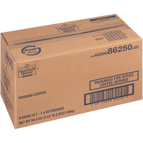 Maxwell House Special Delivery ground coffee cup showcases rich aroma in every brew.
