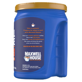 Maxwell House Wake Up Roast being poured for a smooth morning cup