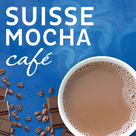 Maxwell House Suisse Mocha Cafe dairy-based mix with rich cocoa aroma.