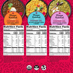 Maya Kaimal Everyday Dal bowl with rice and vegetables.