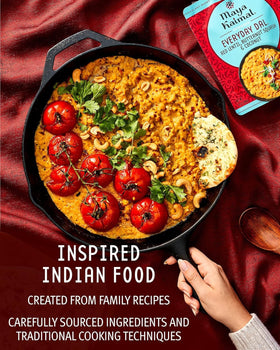 Maya Kaimal Everyday Dal label shows kosher certification.